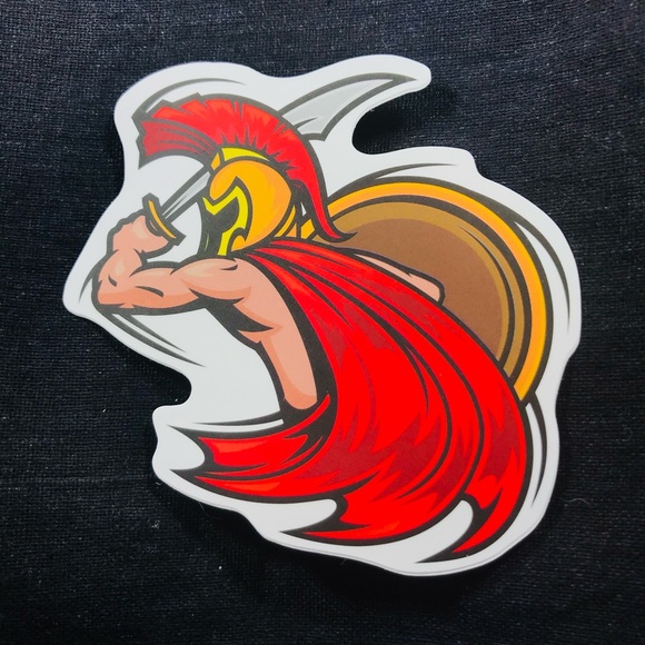 Warrior Single Decor Accent Waterproof Sticker - Picture 2 of 4